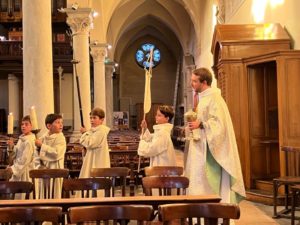 Célébration rentrée servants messe