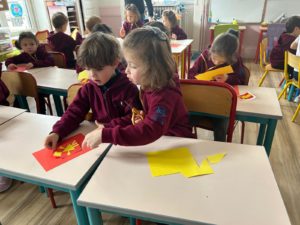 Activité artistique cross PS GS