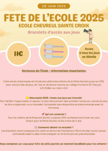 Fête de l'école 2025 jeux